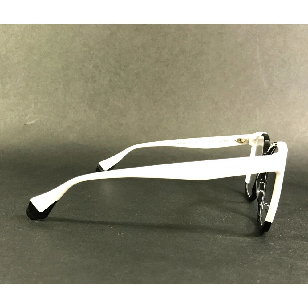 Gigi Studios Eyeglasses Frame EXTREME 6878/1 1501 White Black Full Rim 52-17-140